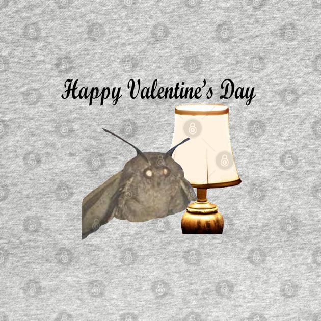 Valentine’s Day Moth and Lamp by CatGirl101